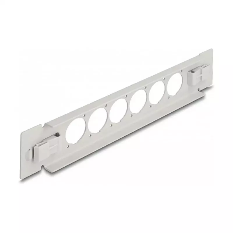 Patch panel DeLOCK 10 ιντσών D-Type 6 Port χωρίς εργαλεία γκρι