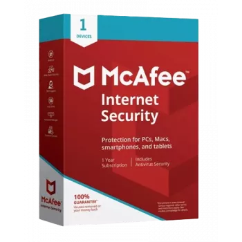 McAfee Internet Security - 1 χρήστης 1 έτος, Global