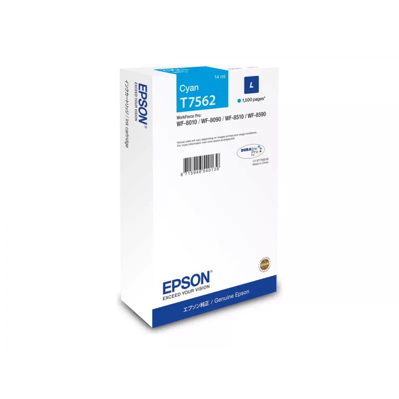 Epson C13T75624N φυσίγγιο μελανιού 1 τεμάχιο γνήσιο κυανό