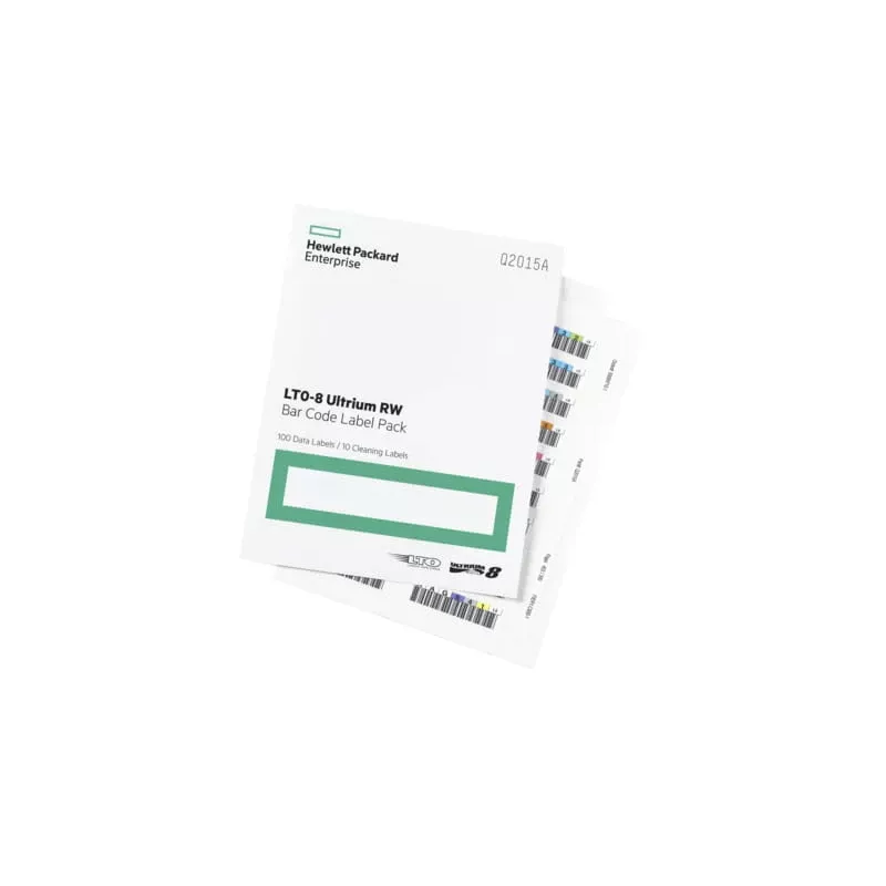 Hewlett Packard Enterprise HPE LTO-8 Ultrium RW Bar Code Label Pack - Ετικέτες barcode (Q2015A)
