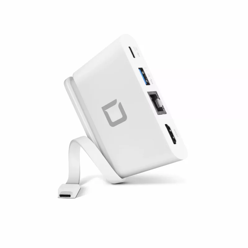 DICOTA USB-C Portable Docking 4-in-1 με HDMI - Σταθμός σύνδεσης - USB-C - HDMI (D31730)