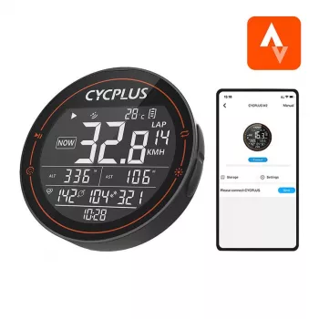 Cycplus M2 ποδηλατικός υπολογιστής – συμβατός με Strava, TrainingPeaks κ.λπ.