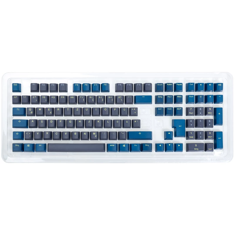 Σετ keycaps Ducky PBT Double-Shot Daybreak — διάταξη DE