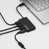 Akyga AK-AD-52 Ενεργό hub USB-C, USB-C (M) σε 4x USB-A (F), USB 3.1, 20 cm