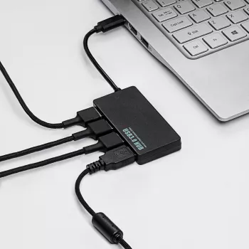 Akyga AK-AD-52 Ενεργό hub USB-C, USB-C (M) σε 4x USB-A (F), USB 3.1, 20 cm