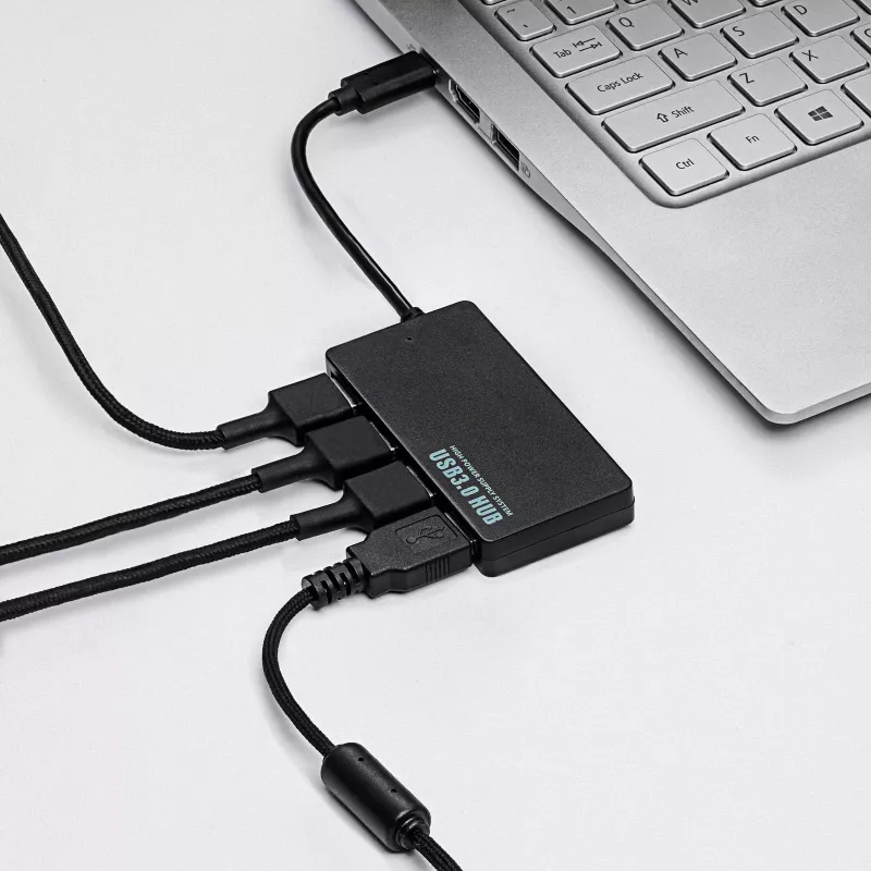 Akyga AK-AD-52 Ενεργό hub USB-C, USB-C (M) σε 4x USB-A (F), USB 3.1, 20 cm