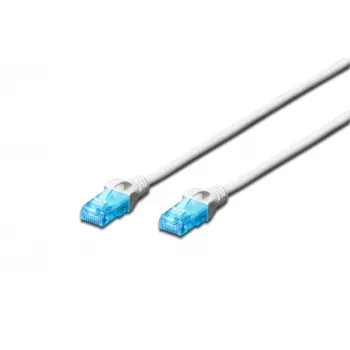 CAT 5e U-UTP καλώδιο patch 0,5m λευκό