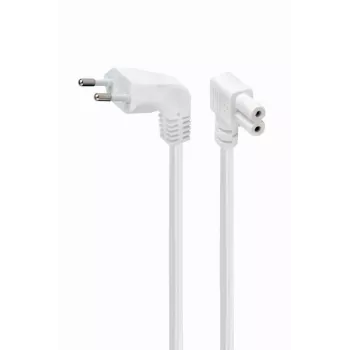 Καλώδιο ρεύματος GEMBIRD C7–C7 2,5 m λευκό, 10 A (PC-184L-VDE-2.5M-W)