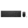 Ασύρματο σετ πληκτρολογίου-ποντικιού Lenovo Essential Wireless Combo Gen2 — μαύρο, συμπαγές layout, ασύρματη σύνδεση