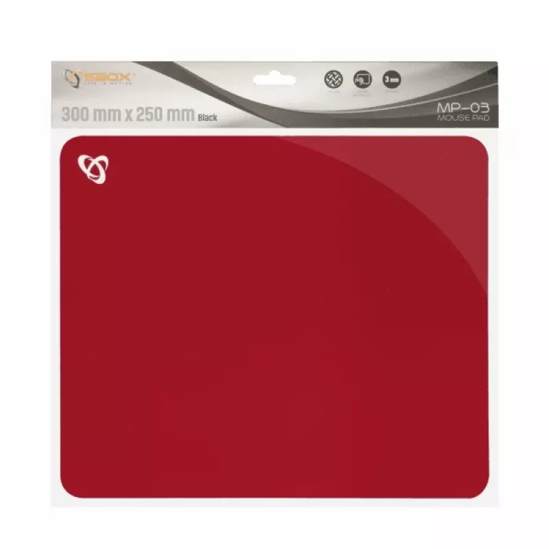 Mouse pad gel Sbox MP-03R κόκκινο
