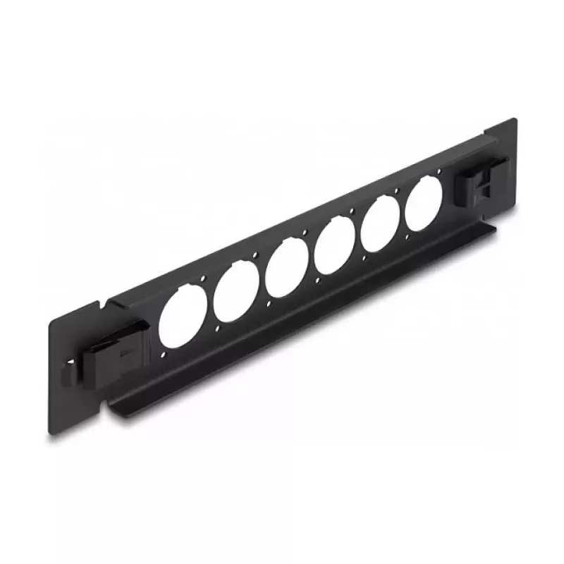 Patchpanel DeLOCK 10 ιντσών D-Type 6 Port χωρίς εργαλεία μαύρο