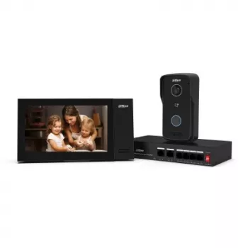 Dahua VTO2111D-P-S3 IP θυροτηλεφωνικός σταθμός βίλας, 2 MP, PoE, IP65, μαύρος