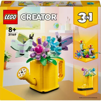 LEGO Creator Blume in Gießkanne 31149 — baubares Blumenmodell, 420 τεμ., 120×150×130 mm