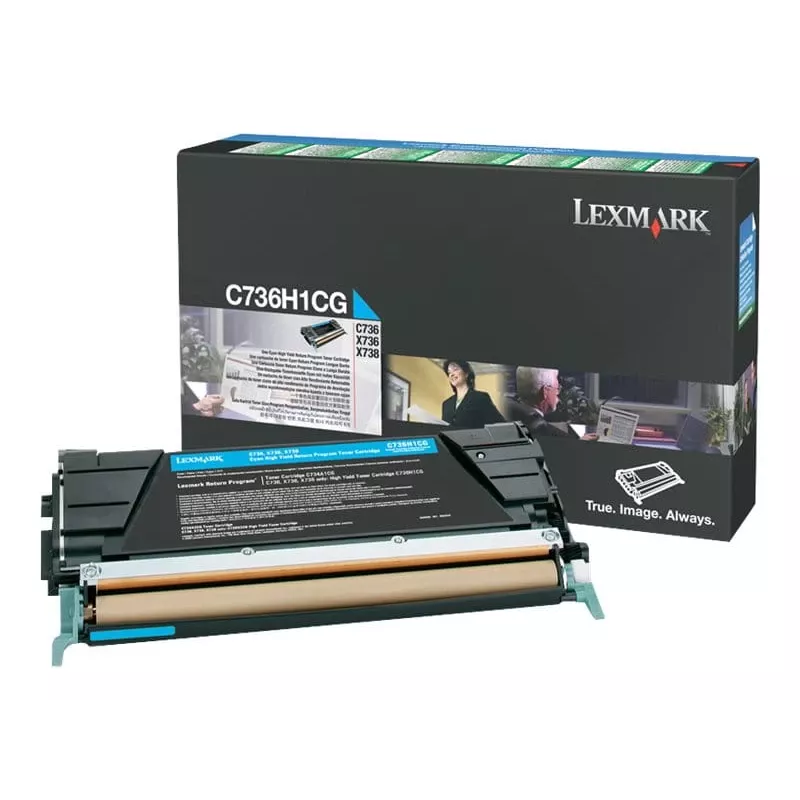 Lexmark C736H1CG - Τόνερ κυανό - για C736dn, C736dtn, C736N, X736de, X738de, X738dte