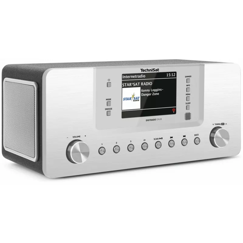 TechniSat DigitRadio 574 IR - σύστημα ήχου - 2 x 5 Watt - ασημί (0001/2951)