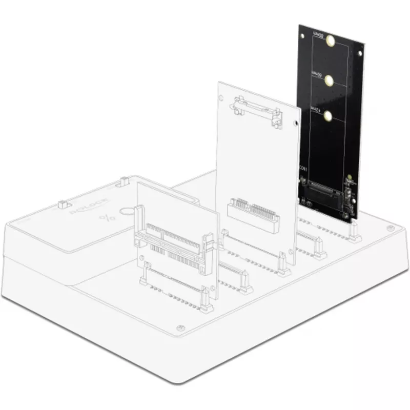 DeLOCK - προσαρμογέας διασύνδεσης - M.2 - κάρτα M.2 - SATA 6Gb/s (64099)