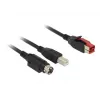 Καλώδιο USB DeLOCK 85489 USB 2.0 3 m USB B μαύρο