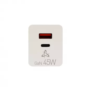 Φορτιστής τοίχου SBOX Home Charger HC-45 45W GaN διπλής εισόδου