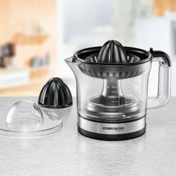 Rommelsbacher αποχυμωτής εσπεριδοειδών, 30 Watt, 0,6 λίτρα, Δεξιά/Αριστερά περιστροφή, δύο κώνοι πίεσης (ZP 50)