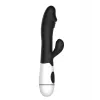 Δονητής Erolab Silicone μαύρος