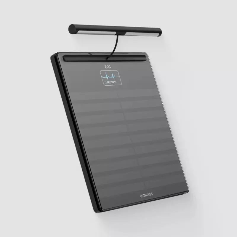 Ηλεκτρονική ζυγαριά σώματος Withings BODY SCAN Square Μαύρο