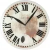 NeXtime ρολόι 8162 Romana, Ø43 cm, επιτοίχιο, λευκό