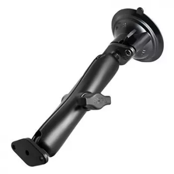 Βάση διπλής σφαίρας με βεντούζα RAM Mounts Twist-Lock, αλουμίνιο, μαύρο