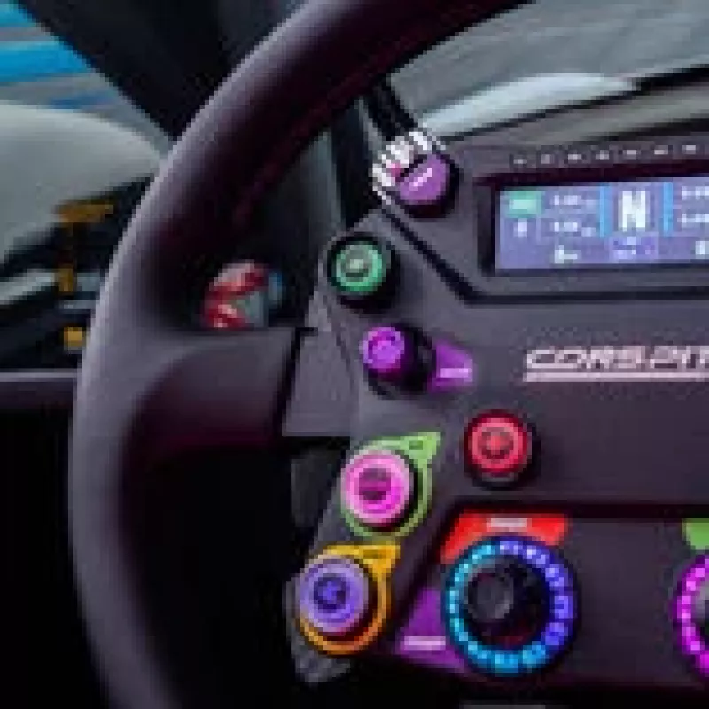 Conspit ARES APEX Wheelbase + 310 APEX-Steering Wheel + CPP APEX2 σετ πεντάλ - Bundle (CP128)