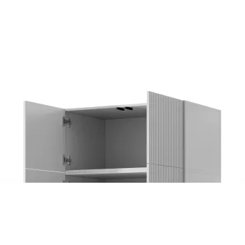 Ντουλάπα cama meble PAFOS 2D BASE 90×55,5×45 cm λευκό ματ, 2 πόρτες