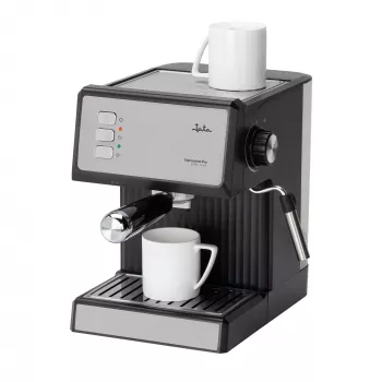 Jata JECA2525 μηχανή espresso, 20 bar, 850 W, δεξαμενή νερού 1,8 l, σωλήνας ατμού, μαύρο / ανοξείδωτο ατσάλι