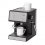 Jata JECA2525 μηχανή espresso, 20 bar, 850 W, δεξαμενή νερού 1,8 l, σωλήνας ατμού, μαύρο / ανοξείδωτο ατσάλι