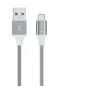 Σετ καλωδίων δεδομένων USB Devia Pheez Series — Micro-USB, συσκευασία 3 τεμ. (25 cm, 1 m, 2 m) Γκρι
