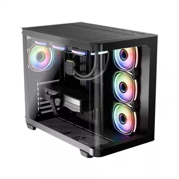 Κουτί υπολογιστή LC-Power LC-8001B-ON Midi Tower Μαύρο