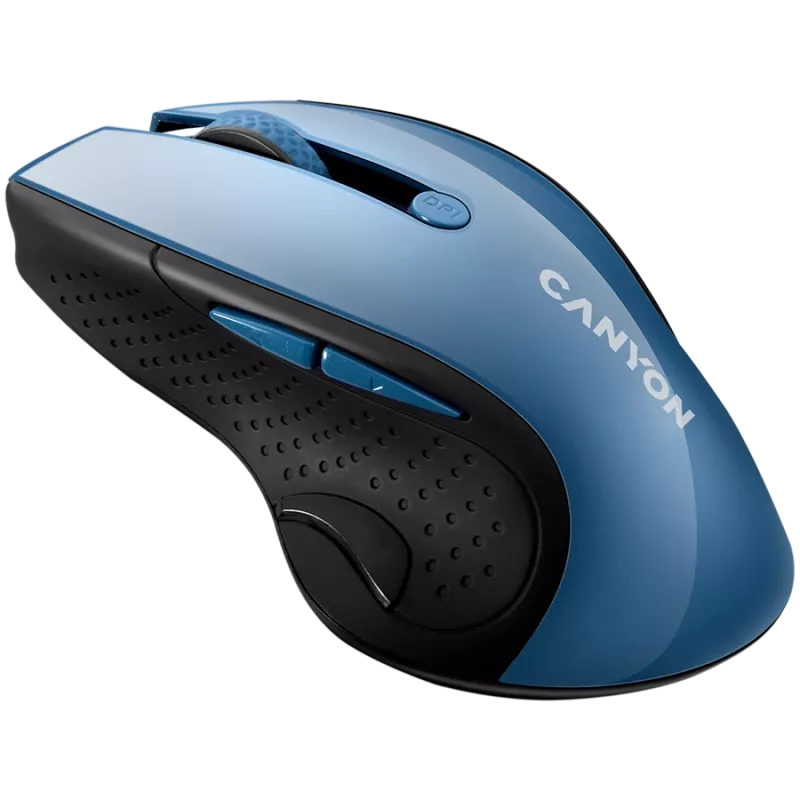 CANYON Ποντίκι MW-01 BlueLED ασύρματο Μπλε Γκρι