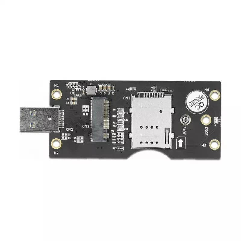 Delock 63166 Μετατροπέας USB 3.0 Type-A σε M.2 Key B με Υποδοχή SIM