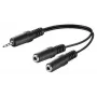 Καλώδιο ήχου Microconnect AUDLL02 0,2 m 3,5 mm 2 x 3,5 mm μαύρο