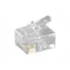 Microconnect KON502-10R Συνδετήρες καλωδίων RJ-12 6P6C διαφανές