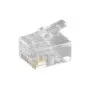 Microconnect KON502-10R Συνδετήρες καλωδίων RJ-12 6P6C διαφανές