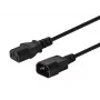 Καλώδιο SAVIO CL-99 (C14 / IEC C14 / IEC 320 C14 M - C13 F; 1 2m; χρώμα μαύρο)