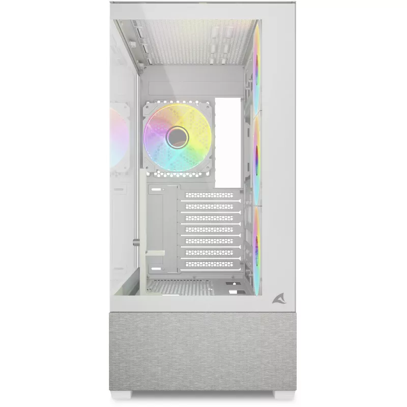 Sharkoon AK7 ARGB ATX Κουτί υπολογιστή λευκό