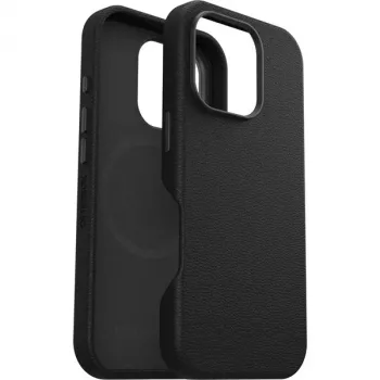 OtterBox Symmetry θήκη από δέρμα κάκτου για iPhone 16 Pro μαύρο Ash μαύρο