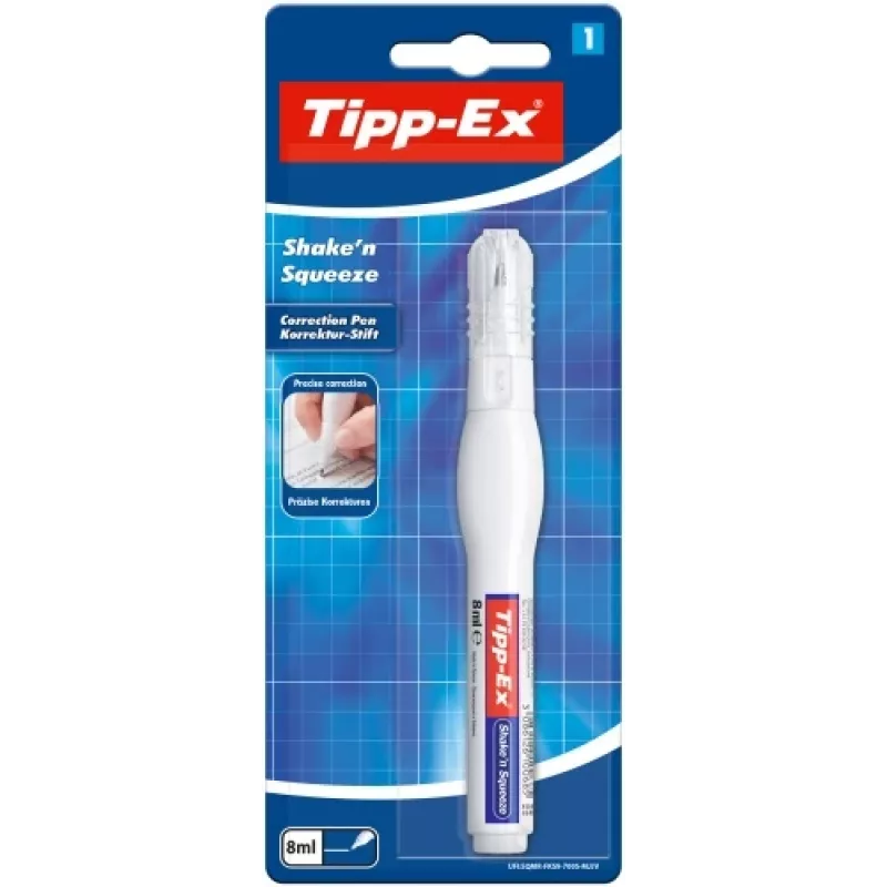 BIC Διορθωτικό στυλό Tipp-Ex Shake'n' Squeeze 8 ml
