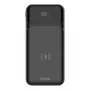 Savio BA-09 Powerbank μπαταρία πολυμερούς λιθίου (LiPo) 37 mAh Ασύρματη φόρτιση Μαύρο