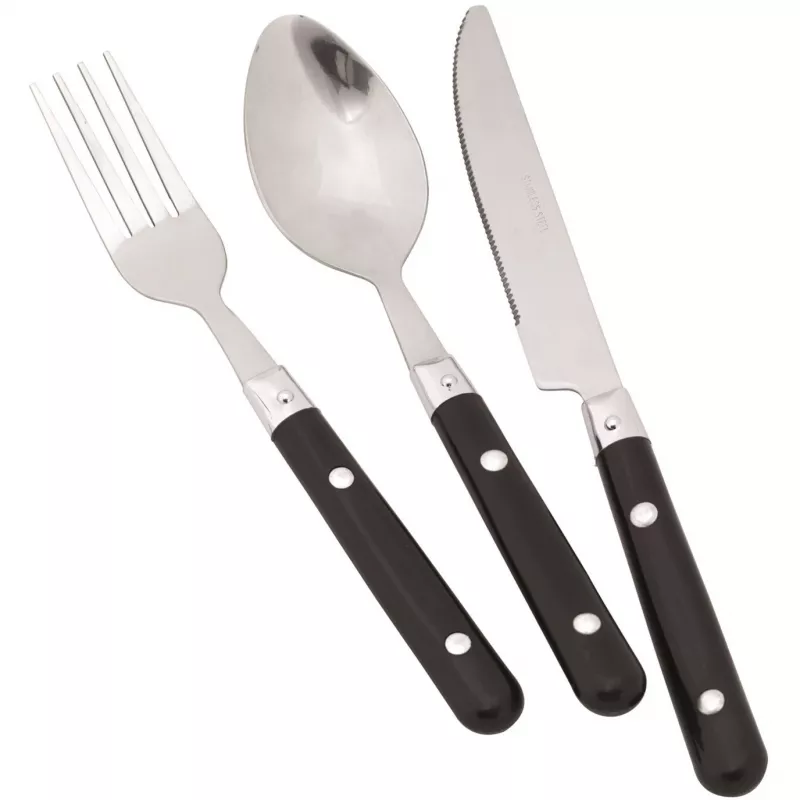 Σετ μαχαιροπίρουνων κάμπινγκ Easy Camp Family Cutlery