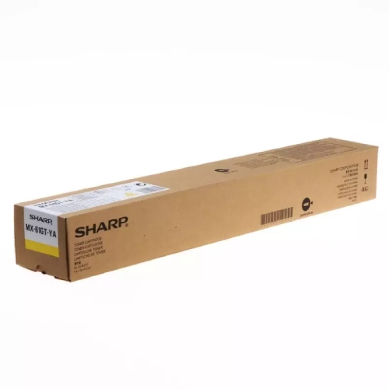 Τόνερ Sharp MX61GTYB Κίτρινο 6000 σελίδες