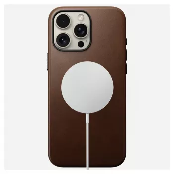 Θήκη κινητού Nomad NM01389385 για iPhone 16 Pro Max, 17,5 cm (6,9 ίντσες), καφέ, αλουμίνιο/PC/μικροΐνα/δέρμα