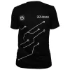 T-Shirt der8auer PCB-Design Μέγεθος L
