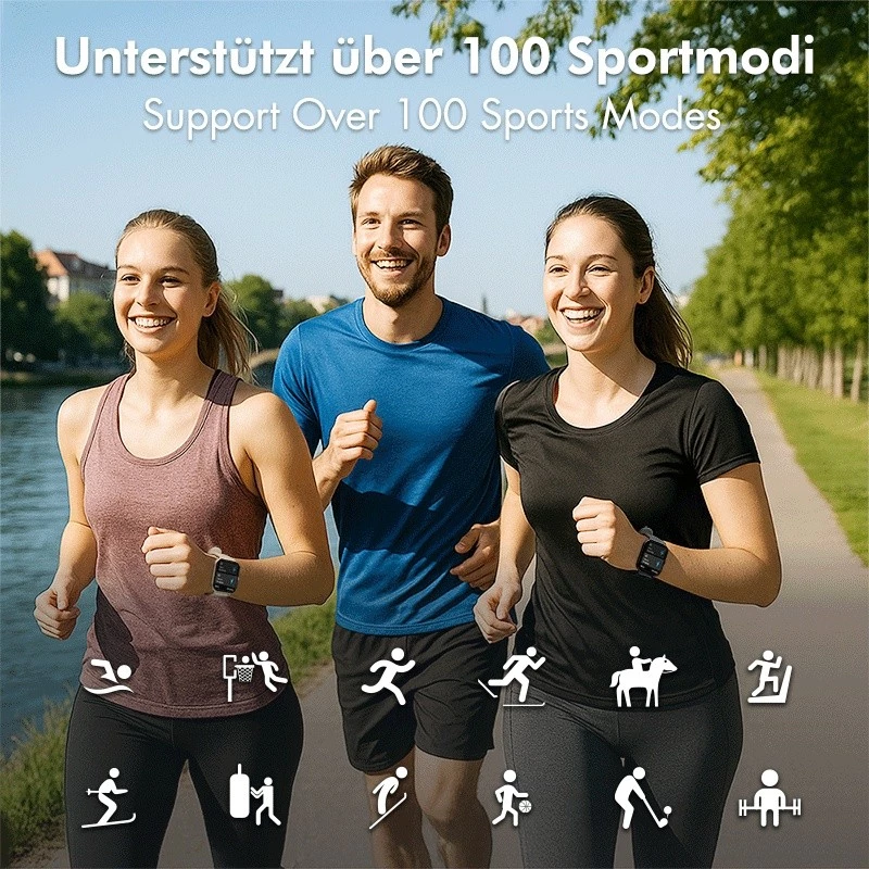 Smartwatch LCD, BT5.2 IP68, ροζ