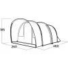 Σκηνή Easy Camp | Skarvan 4 | 4 άτομα | Μπλε