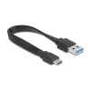 DELOCK USB 3.2 Gen 1 (3.1 Gen 1) 4-Port Hub με Type-A + Type-C Host (5000 Mbit/s) μαύρο/διαφανές